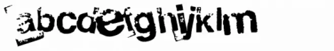 Hand Stamp Swiss Rough Sans Mix DEMO