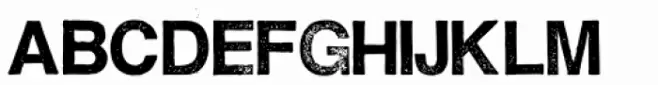 Hand Stamp Swiss Rough Sans
