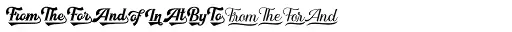 Harsey Catchwords Script