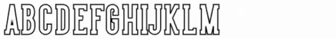 Harsey Serif Outline