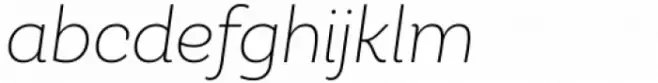 Hastrico DT Extra Light Italic