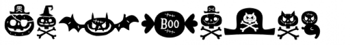 Hatter Halloween Dingbats Two