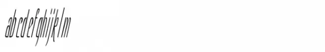 Hautte Thin Italic Ult Condensed