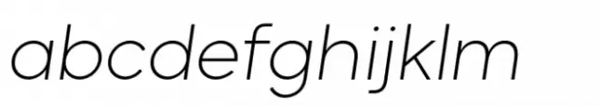 HD Anomie Extralight Italic