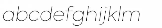 HD Anomie Thin Italic