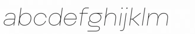 HD Arnie Thin Italic