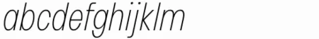 HD Colton Comp Extralight Italic