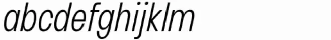 HD Colton Comp Light Italic