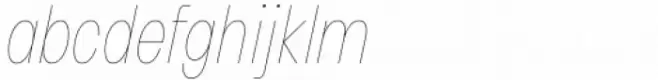 HD Colton Comp Thin Italic