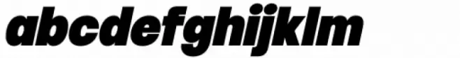 HD Colton Condensed Black Italic