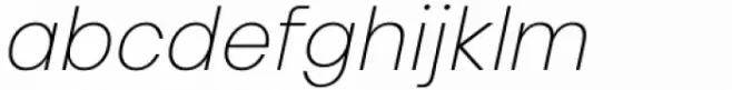 HD Colton Extralight Italic