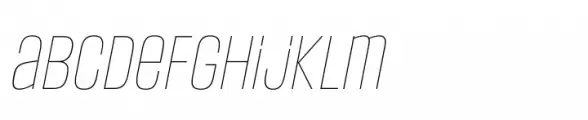 Headlines Unicase A Thin Italic