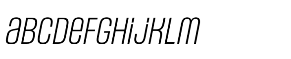Headlines Unicase C Semi Light Italic