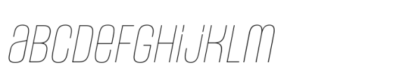 Headlines Unicase C Thin Italic
