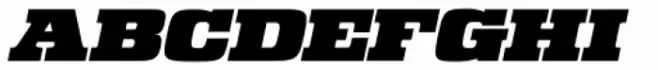 Heft Black Italic