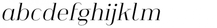 Heimat Didone 12 Light Italic