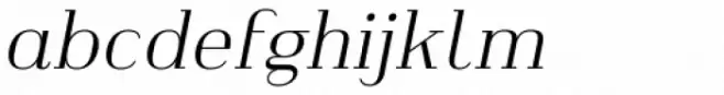 Heimat Didone 20 Extra Light Italic