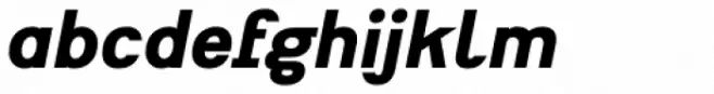 Heimat Sans ExtraBold Italic