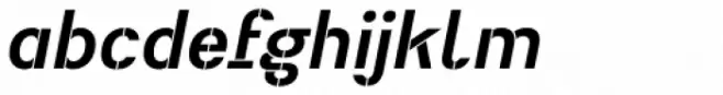 Heimat Stencil Bold Italic