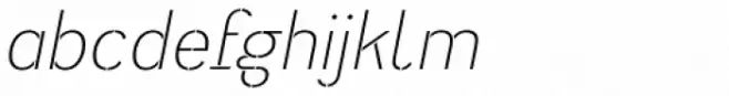 Heimat Stencil ExtraLight Italic