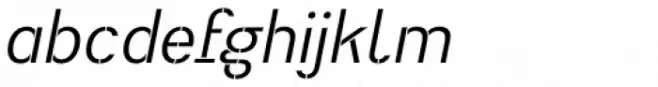 Heimat Stencil Italic