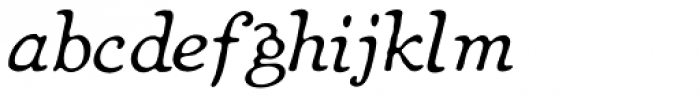 Heirloom Artcraft Thin Italic