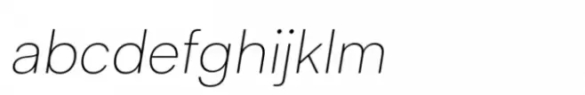 Helixa Thin Italic