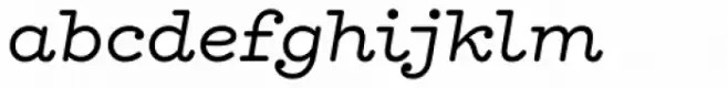 Hellenic Typewriter Regular Italic