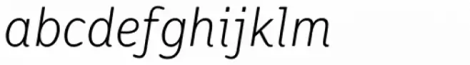 Hellschreiber Sans Light Italic