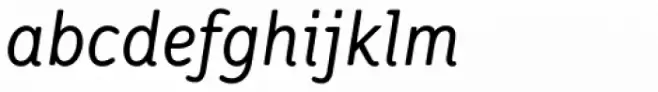 Hellschreiber Sans Medium Italic