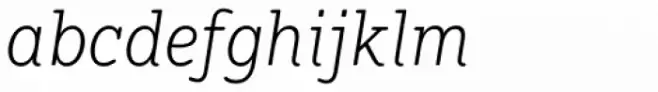 Hellschreiber Serif Light Italic