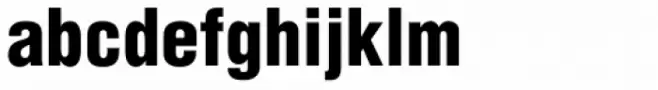 Helvetica Condensed Black