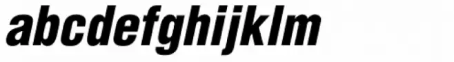 Helvetica Pro Black Condensed Oblique