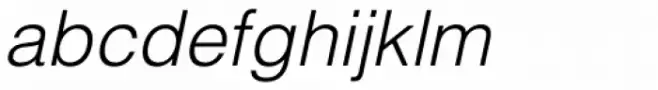 Helvetica Pro Light Oblique