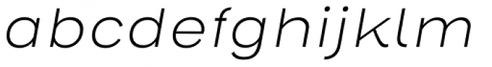 Henderson Sans Basic Extra Light Italic