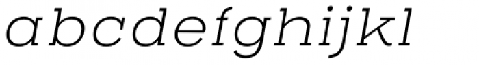 Henderson Slab Basic Extra Light Italic