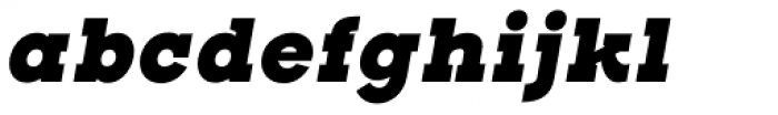 Henderson Slab Black Italic