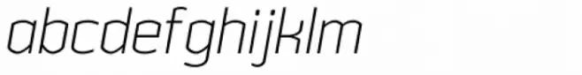 Heritage Set Narrow Extra Light Italic