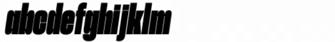 Herokid Heavy Ultra Condensed Italic 