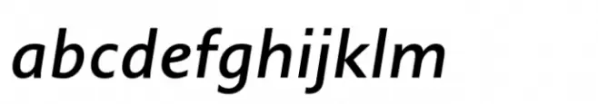 HGB Bacco Medium Italic