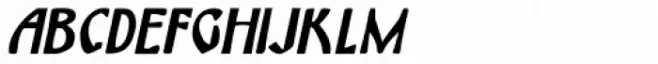 Himmelblau Italic