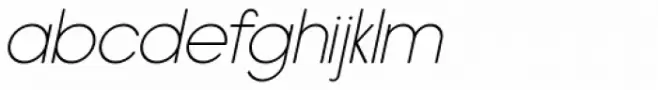 Hiruko Pro ExtraLight Oblique