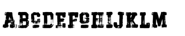 Hockeynight Serif Brush Bold