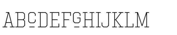 Hockeynight Serif Thin