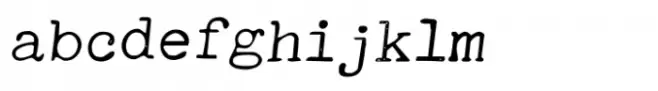 Holocene Typewriter Slant SVG