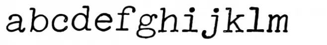 Holocene Typewriter Slant