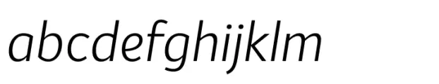 Honesty Sans Light Italic
