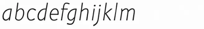 Honesty Thin Italic