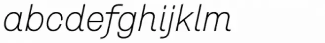 Hope Sans Thin Italic