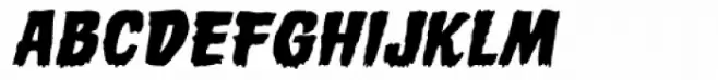 Horror Show Bold Oblique